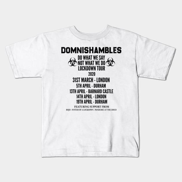 DOMNISHAMBLES Dominic Cummings 2020 Kids T-Shirt by MultiiDesign